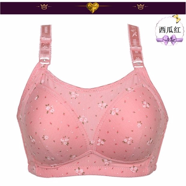 Phụ nữ chống chói ống áo ngực mỏng phần không có vòng thép cỡ lớn đồ lót trung niên cotton lớn ngực nhỏ áo ngực mùa hè áo lót k dây