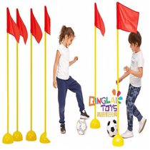 Glepu childrens football training set human wall childrens sports obstacle wall football fence set foot basket around the pole