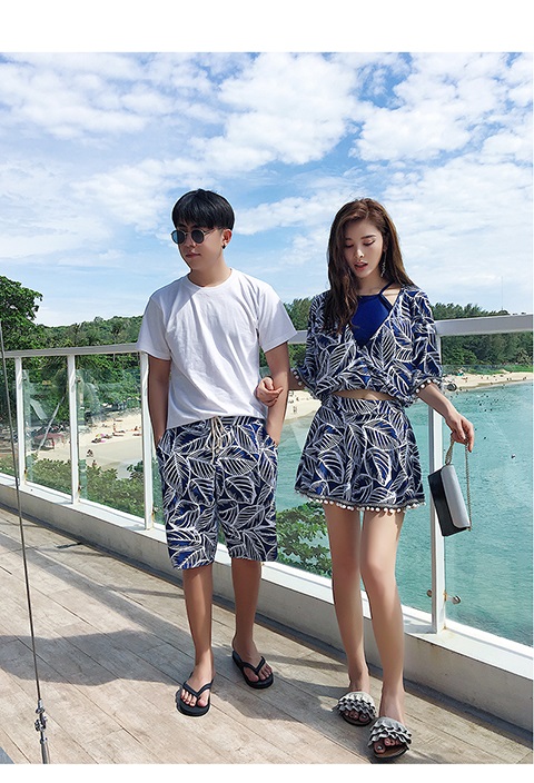 Cặp đôi đồ bơi nữ xẻ váy nhỏ sơ mi ba mảnh bảo thủ eo cao sinh viên đã mỏng đi nghỉ hè tắm biển mùa xuân nóng bỏng đồ đi biển cho cặp đôi