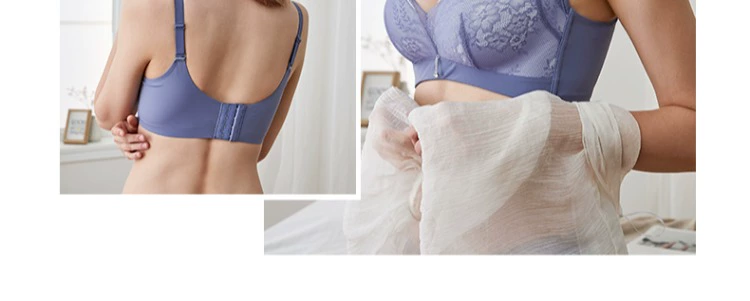 Tình yêu 黛 đồ lót phụ nữ không có vành thoải mái tụ tập ngực nhỏ dày Áo ngực ren gợi cảm áo ngực nữ A6670A