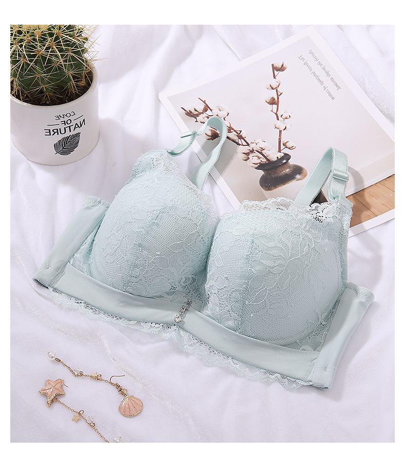Tình yêu 黛 mùa xuân mới thoáng khí sữa mẹ gợi cảm ren ngực nhỏ tập hợp bên bộ sưu tập áo ngực nữ A6687A - Strapless Bras quần lót nữ cao cấp