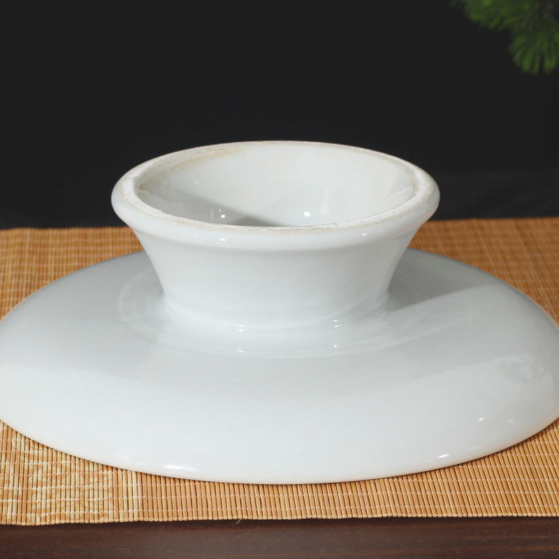 Jingdezhen celadon art propitious grain machine fruit bowl for green porcelain plate temple home furniture accessories