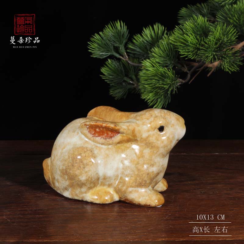 Ceramic Rabbit Sculpture Rabbit Mascot Bunny Rabbit Gift Gift Rabbit Year Gift Fancy Rabbit