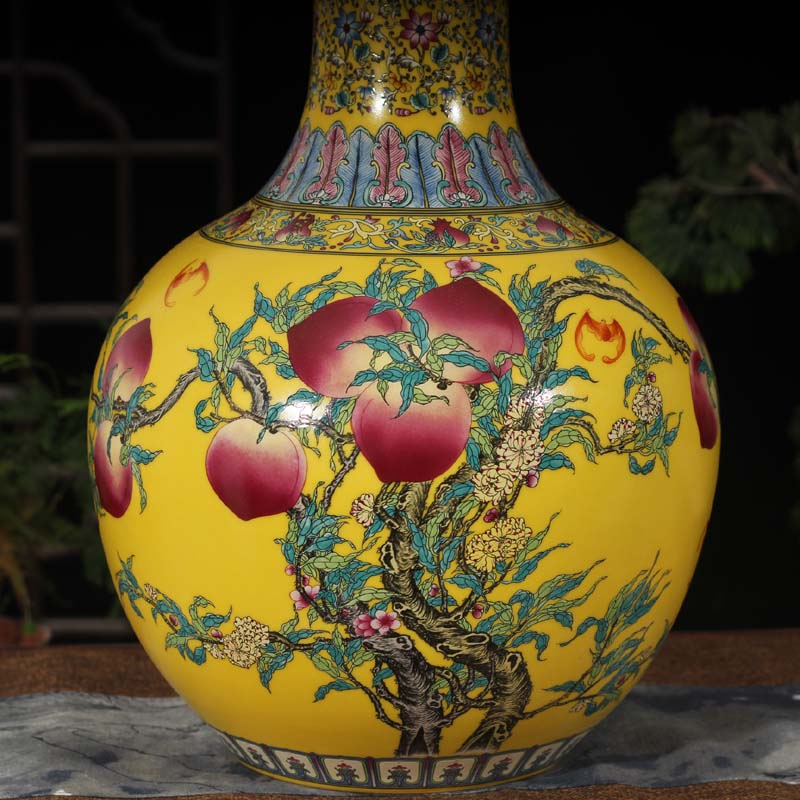 Jingdezhen porcelain display of xiantao celestial home porcelain 40 cm xiantao