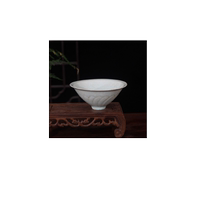 Jingdezhen imitation Northern Song Dynasty Hutian kiln porcelain baby play picture porcelain bamboo hat bowl antique porcelain baby play picture sunflower bowl