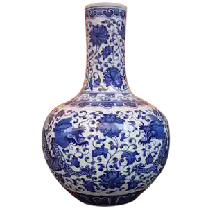 blue and flower lotus pattern ornamental bottle Latest Best