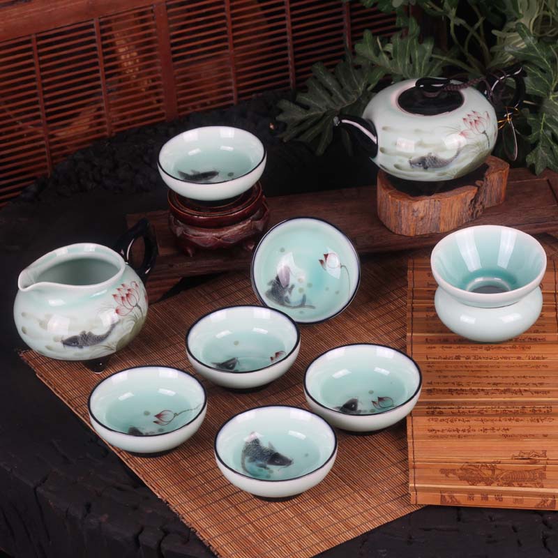 Special price promotion with tea tray fair cup Gongfu tea with high elegant and upscale culture Qingkongfu tea tool-Taobao