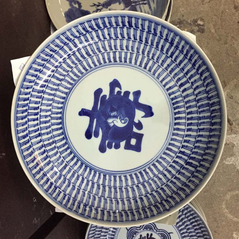 Jingdezhen hand - made decorative porcelain lion furnishing articles archaize life of word hand - made of porcelain kangxi in the the qing dynasty porcelain lion