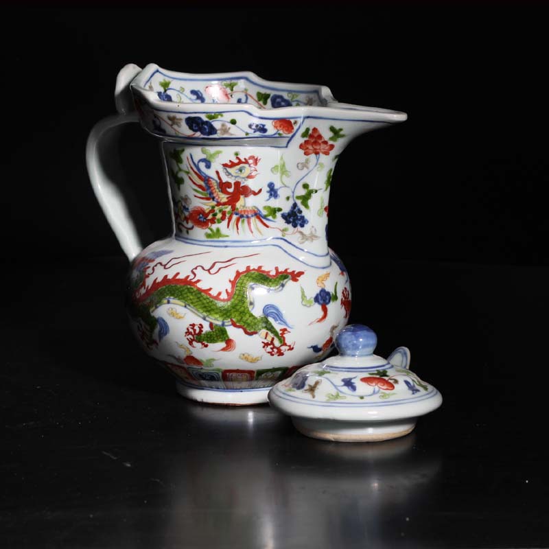 Jingdezhen porcelain pot of mitral daming jintong mitral practical classical pot pot of blue and white porcelain pot