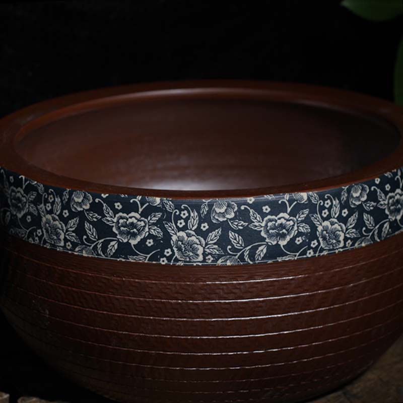 Archaize of jingdezhen ceramic porcelain small writing brush washer garden pond fish aquarium new place to live in a barrel