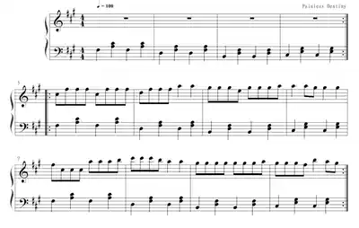 Without you I am dying piano score trembles song score HD electronic version