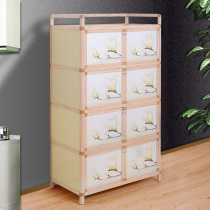 Side cabinet kitchen cabinet locker aluminum alloy cabinet multifunctional cupboard home Modern simple storage cabinet