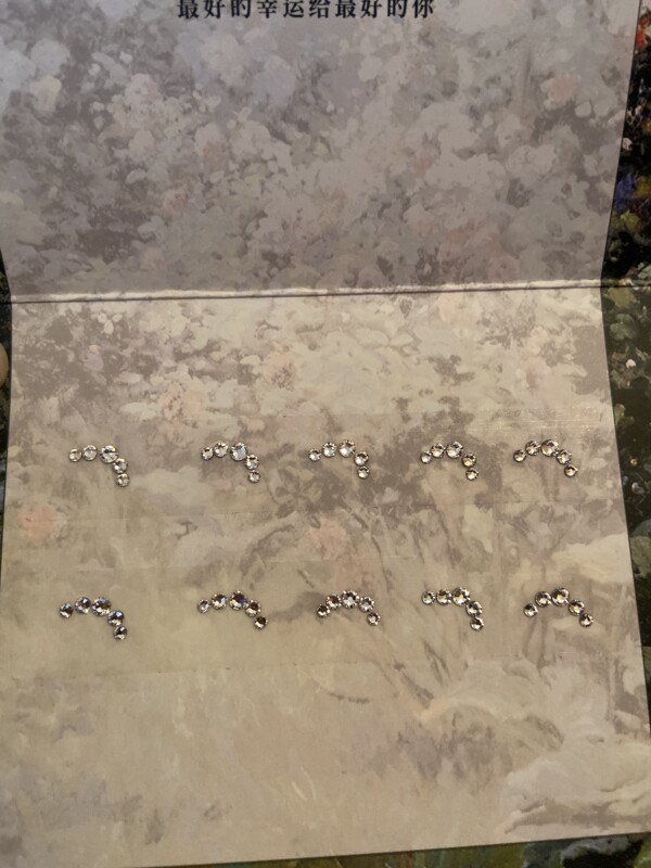 Finger Edge French All Pure White Diamond Full Swarovski Manicure Material Package French Diamond