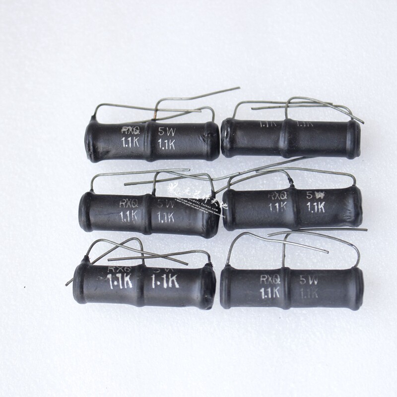 New stock Hangzhou phenolic RXQ 5W 1 1K European wire winding resistance radio old resistance