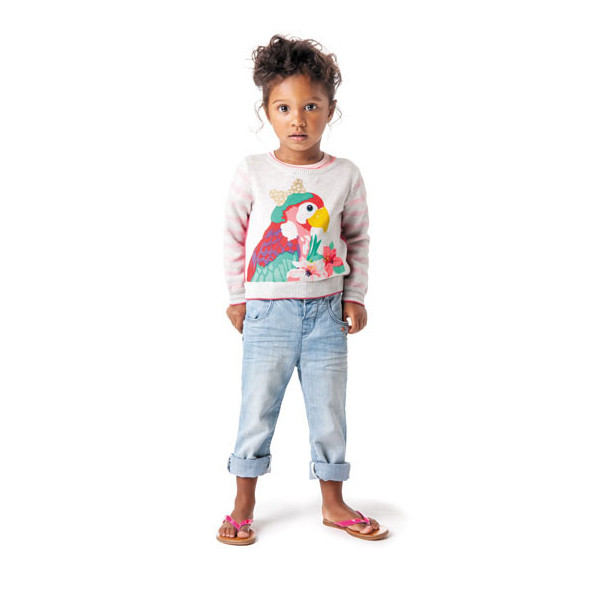 Pull fille en coton - Ref 2105954 Image 7