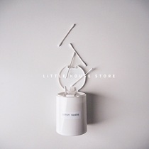 Little House ) ins recommended storage One Push Flap bucket-shaped small object finishing box