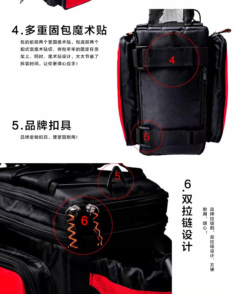 Sacoche pour vélo mixte ACACIA - Ref 2220951 Image 8