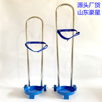 Oxygen Cylinder Small Cart High Pressure Carbon Dioxide Argon Nitrogen Helium Steel Steel Bottle Portable Medical Home Trolleys