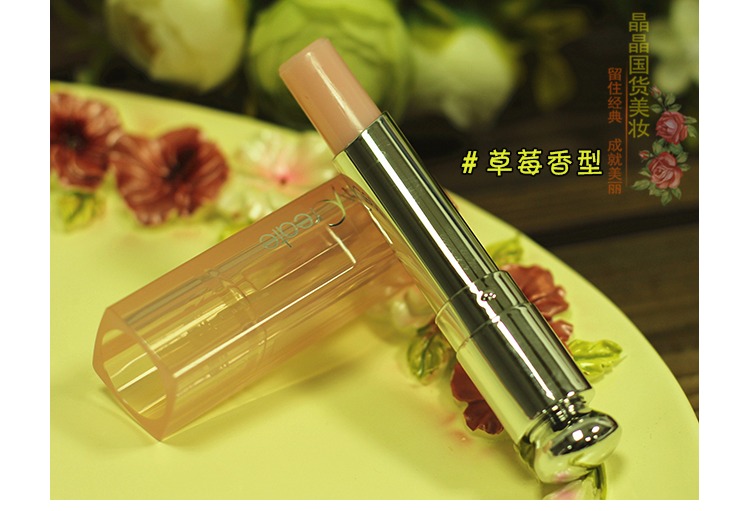 Hàng Trung Quốc dưỡng ẩm cho môi dưỡng ẩm giữ ẩm cho môi không màu chăm sóc môi chanh dâu mùa thu đông chống nứt nẻ - Son môi son bbia màu 02