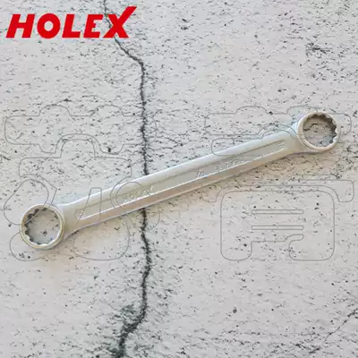German Hoffman HOLEX plum wrench straight chrome plated