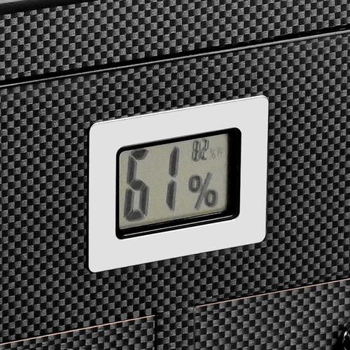 Яичный дракон сигар коробка кедр деревянная увлажняющая коробка углеродного волокна