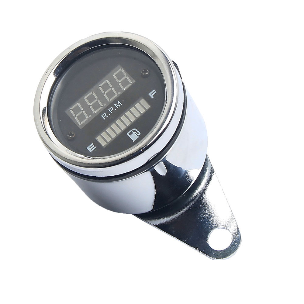 Retrofit locomotive oil gauge retro CG Tianjun GN Ranger general oil gauge LED light electronic revolution meter