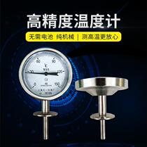 WSS-414 Radial Quick-loading sanitary chuck type bimetal thermometer Medical food thermometer