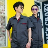 Летний тонкий износостойкий комбинезон для работы, короткий рукав