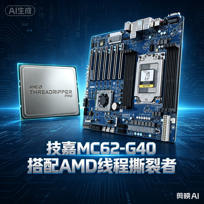 Gigabyte Wrx80 Motherboard 4 Graphics Cards 4 Gpu Ddr4 with Amd Ryzen 5975Wx 5965Wx 5955Wx