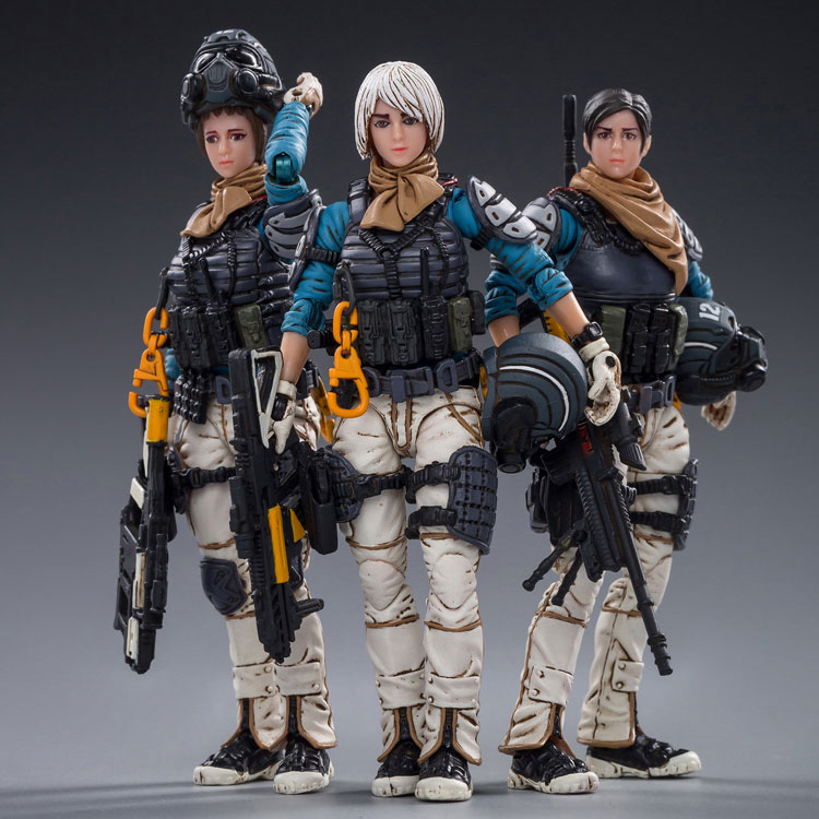 Trio Of Perron Patrol [Flash In Stock]Dark source Man soldier 3.75 inch series 1 : 18 beautiful Marine Corps special type tactics troops airborne Reconnaissance company USMC