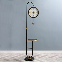 Home floor clock Living room Fashion pure copper Decorative Pendulum clock New Chinese light lavish modern minimalist American standout clock