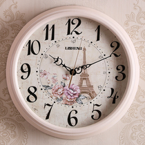 New modern simple watch European living room round art wall clock Personality decorative wall watch Silent quartz wall clock