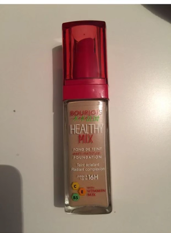 Kem nền BOURJOIS Miracle Nutrition Beauty Liquid Foundation của Pháp là sản phẩm nâng cấp và che phủ dưỡng ẩm mới. khuyết điểm - Nền tảng chất lỏng / Stick Foundation