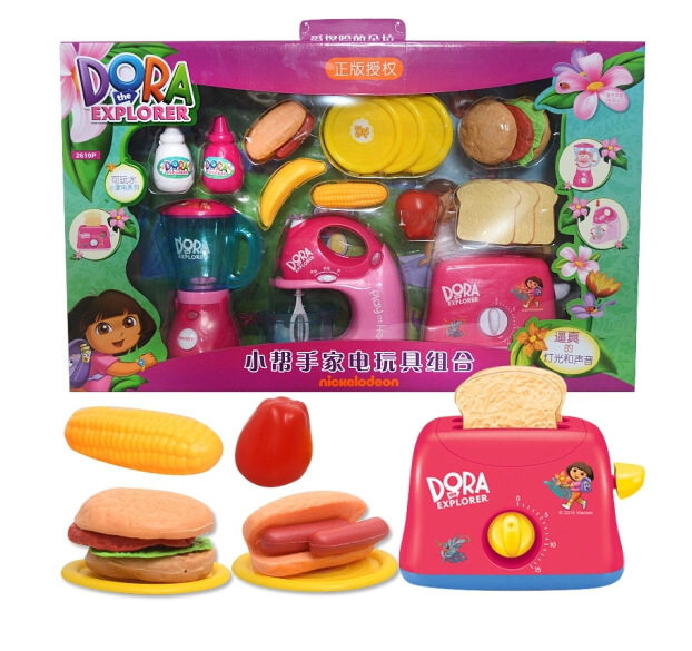 Dora the Explorer helper toy combination spray rice cooker doctor vending machine kitchen children girl