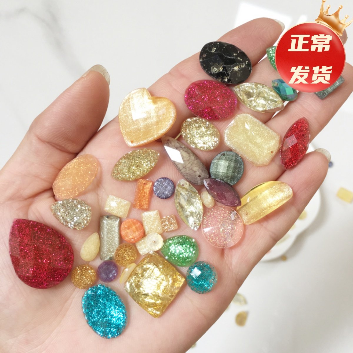 Clothing diy acrylic handdress drilling dressing accessories handmade gemstone materials replenished shoe drill