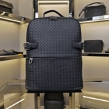 Сумка, плетеный рюкзак, трендовый кожаный ранец для путешествий, из натуральной кожи