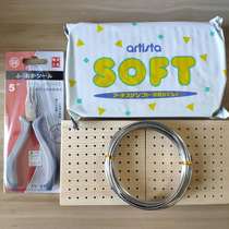 Sculptured wooden block ultra-light clay aluminum wire pointed pliers set