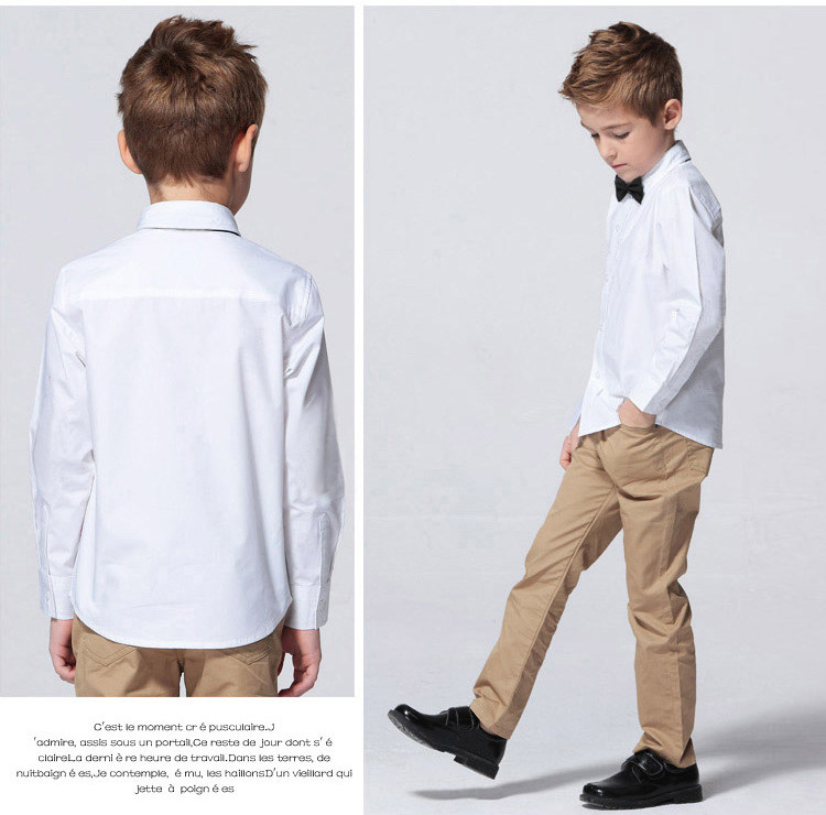 Chemise garcon à manche longue - Ref 2074554 Image 46