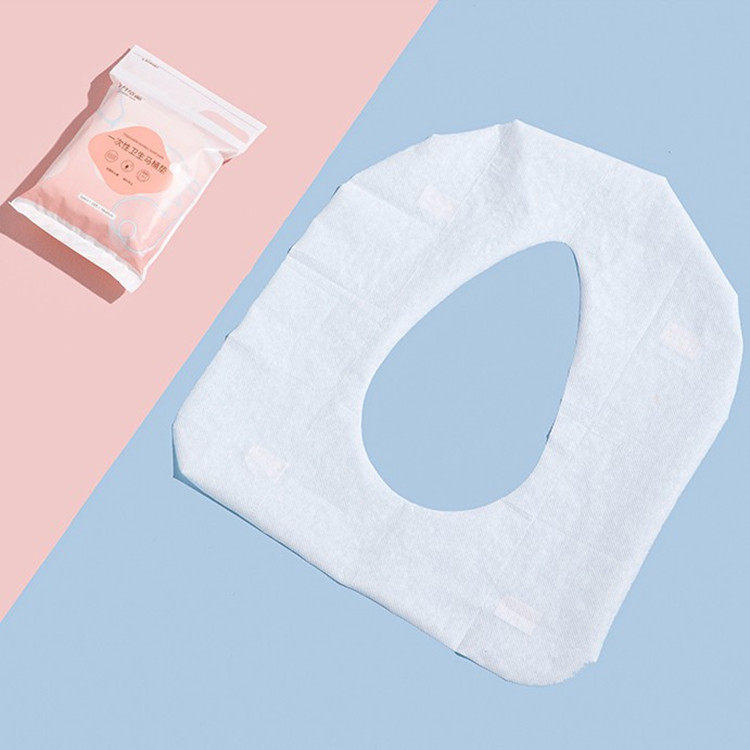 October Crystal disposable toilet pad 10 pieces maternal toilet pad toilet cover cushion paper waterproof