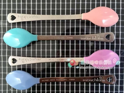 Munchkin, детская безопасная ложка из нержавеющей стали, США