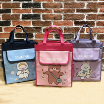Interest class make-up package Primary School students care bag childrens handbag double shoulder book bag Art bag students print logo
