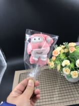 Small 6*13 lollipop packaging bag chocolate packaging bag OPP self-sealing full transparent 20