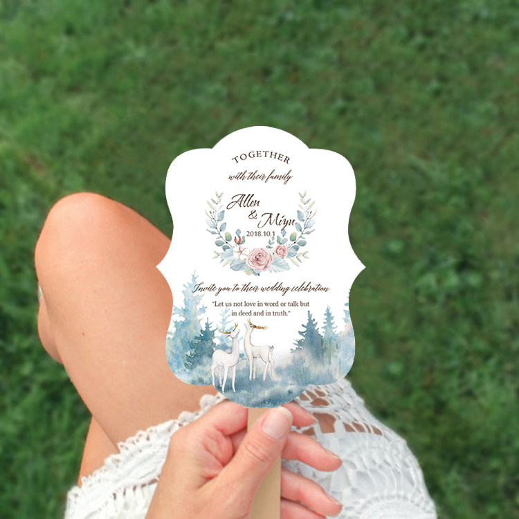 A deer have your wedding process table fan engagement party banquet show single business party