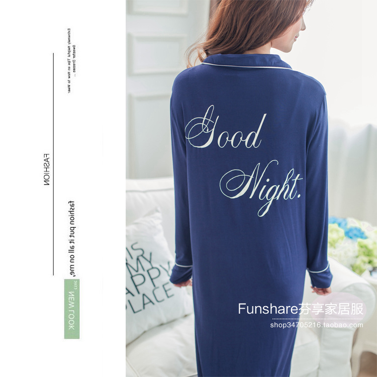 Đặc biệt hàng ngày slim home dịch vụ phương thức dài cardigan nightdress robe woman mùa xuân và mùa thu Châu Âu và Mỹ đơn giản đồ ngủ