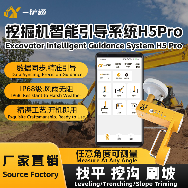 (for Hong Kong, Macao, Taiwan, and Overseas Versions) Excavator Leveling Aid Yct One-Shovel Leveling Device for Excavators