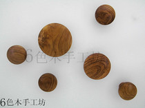 Wall decoration creative adhesive hook African huanghuali pushpin adhesive hook simple coat hook handmade