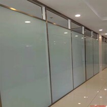 New champagne gold frame atomized glass exhibition hall partition hotel activity panel partition wall office conference room partition