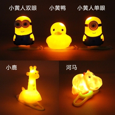 Children's Balance Bike Scooter Helmet Light Baby Night Ride Animal Cartoon Warning Horn Light