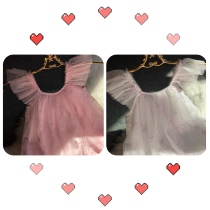 Galaxy Princess Dress Girl Summer Skirt Fairy Dress 2021 High-end Dress Foreign Trade Export Big Brand Little Happiness