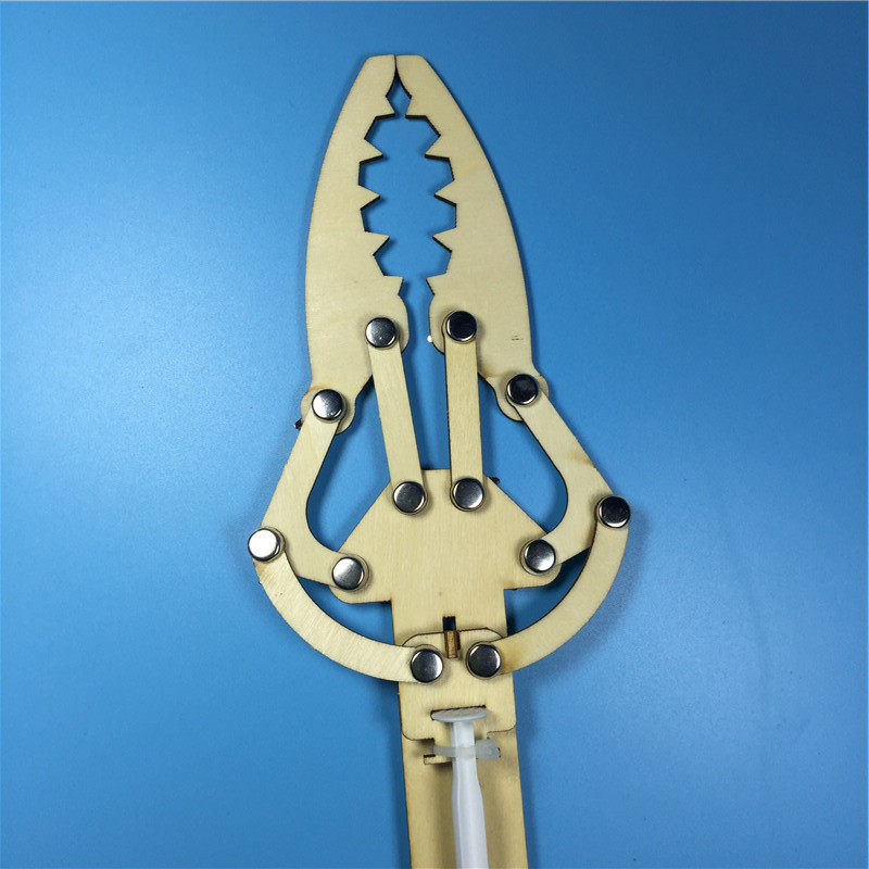 Technology Small Production Primary School Pupils Diy Pistons Hydraulic Mechanical arm Model Materials Science Experimental Toys